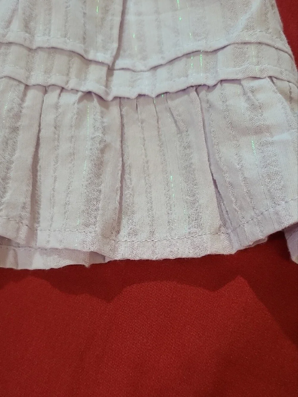 OshKosh B'gosh Lilac Short Puff-Sleeve Girls Dress